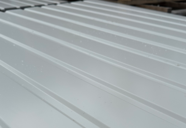 T8 trapézlemez, 0,5mm vastagsággal, RAL9002 színben készletről, AZONNAL